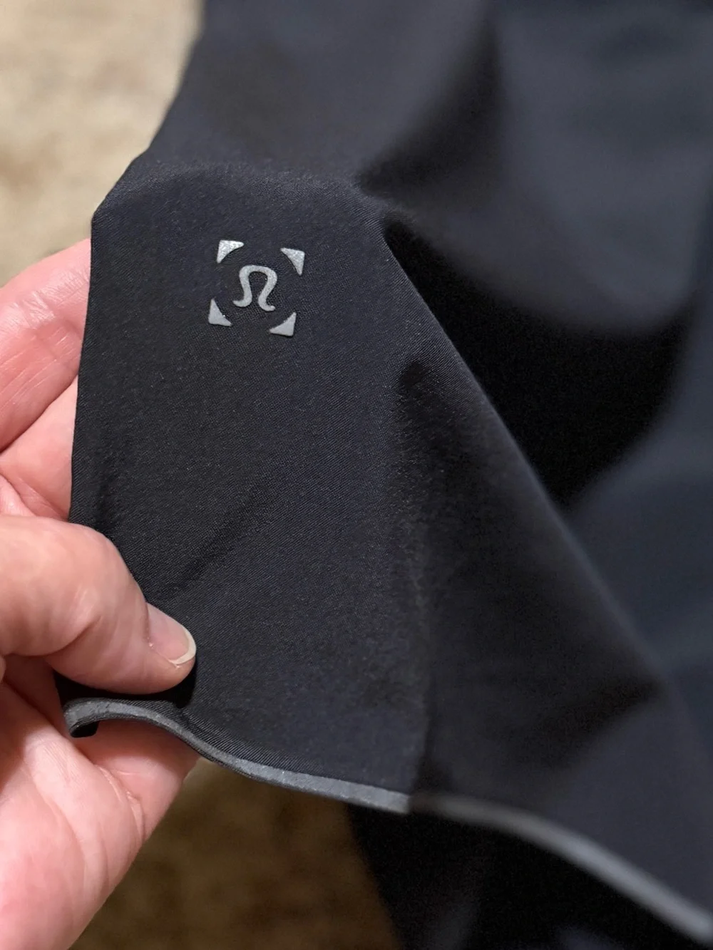 lululemon athletica Black Athletic Running Shorts- Liner Removed Mens Small